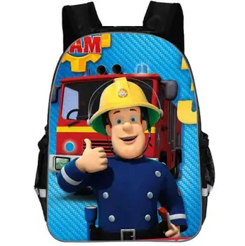 

Newest Cartoon Hero Fireman Sam Print School Bags for Kindergarten Boys Kids Baby Bag Small Backpacks Satchel Schoolbags Mochila