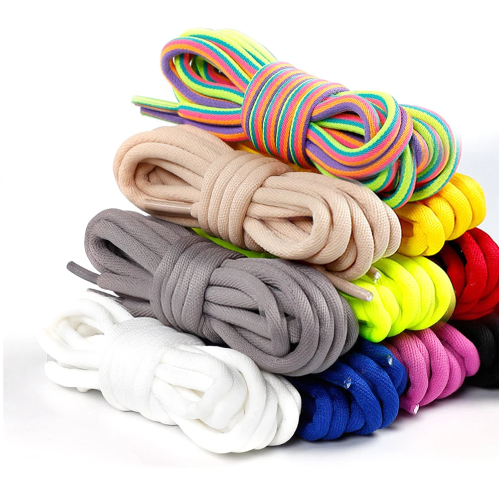 Cordones de zapatos clásicos 120Cm, cordones de zapatos largos informales redondos sólidos, zapatillas deporte moradas, cordones elásticos deportivos Unisex, de verano, 1 par|Cordones de zapatos| - AliExpress