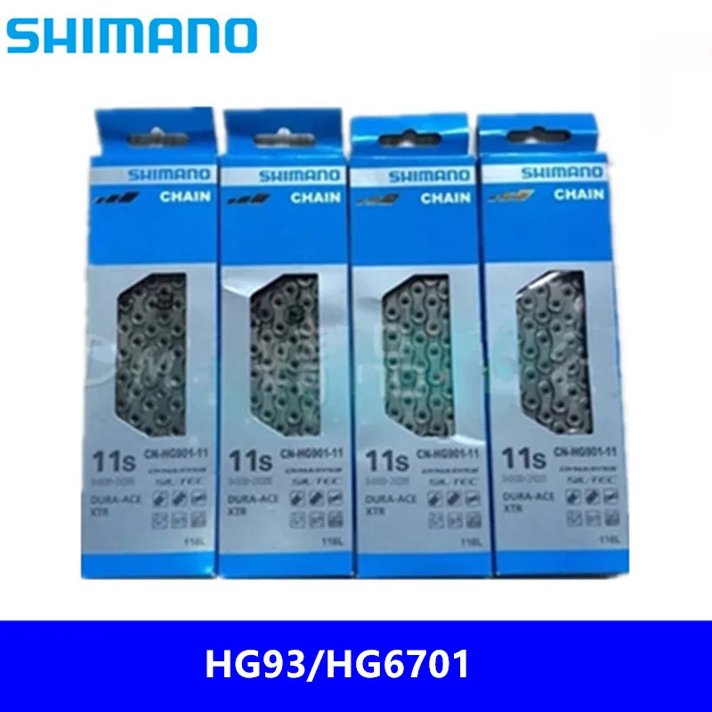 Новый оригинальный shimano HG54 HG75 HG94 HG95 HG93/HG7601 цепь серии xt горный велосипед (100%