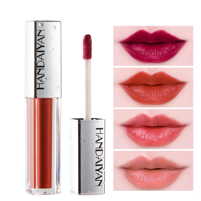 

Moisturizer Lip Gloss Red Velvet Matte Long Lasting Lipstick Lip Glaze Waterproof Volume Lip Clear Lipgloss Kit Batom TSLM2
