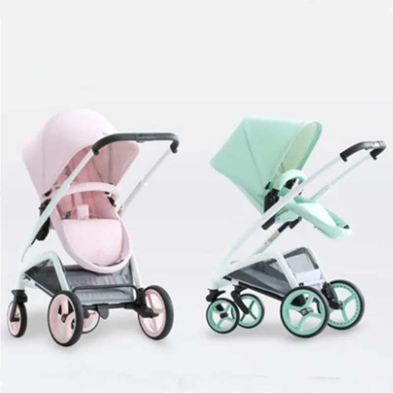 Beli Mewah Bayi Stroller Tanah Tinggi Scape Pram Portabel Kinderwagen Lipat Bebek Arabasi Perjalanan Sistem Poussette