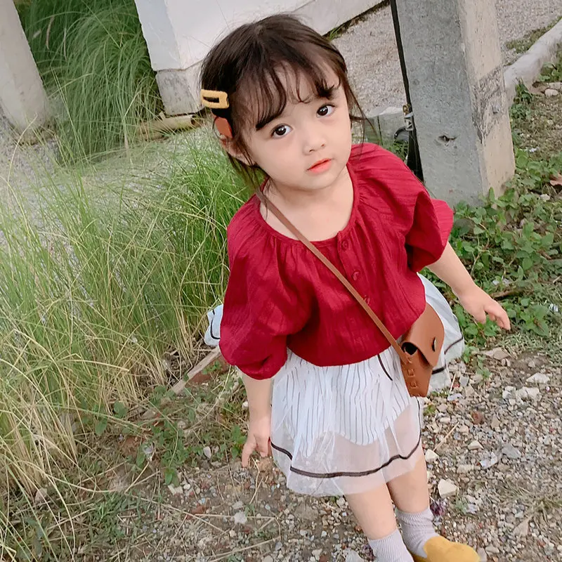 

Mihkalev kids clothes girls summer outfits short sleeve tops +skirt children 2pieces tracksuit for baby girl clothing sets