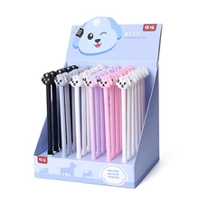 36pcs lot Dog Gel Pen 0 5mm Black Ink Pen Cartoon Animal Kawaii Gel Pens For