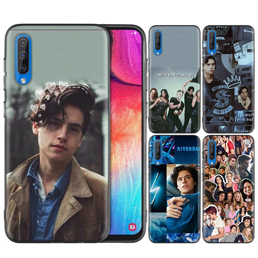 

Black Dark Silicone Case for Samsung Galaxy A50 A30 A10 M30 Cases Cover Shell Coque Riverdale Jughead Jones