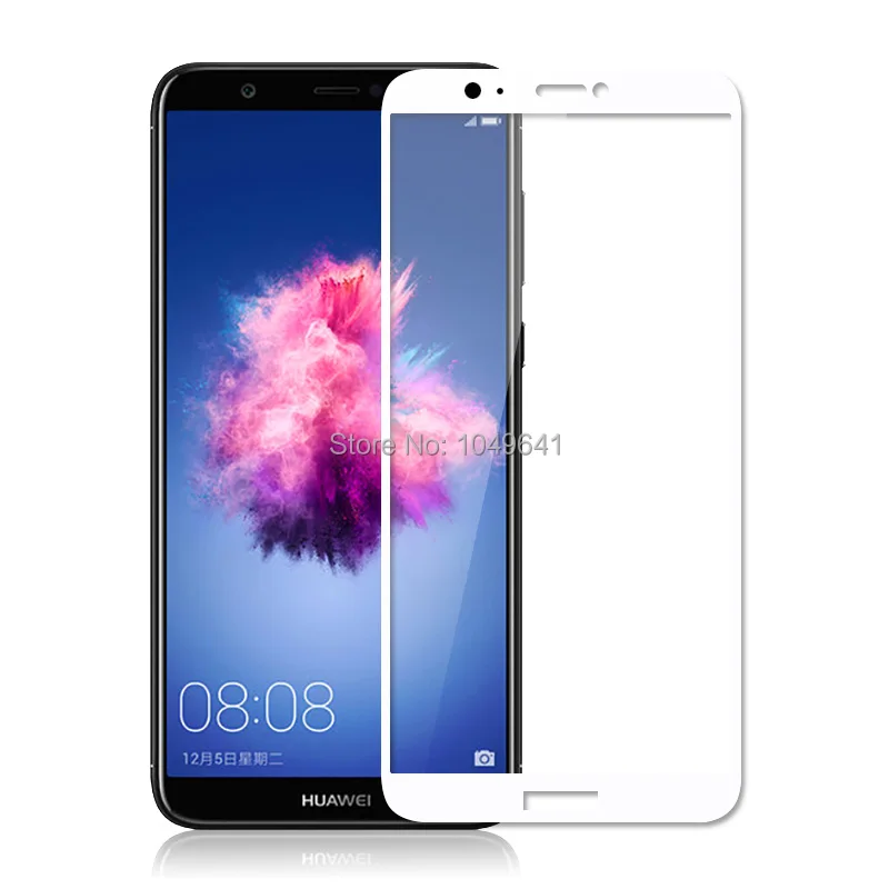 KHW1772W_1_High Quality 2.5D Full Screen Cover Tempered Glass Screen Protector for Huawei P Smart 5.65 inch