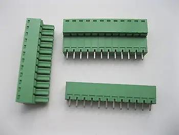 

12 pcs Screw Terminal Block Connector 3.81mm 12 pin Green Pluggable Type