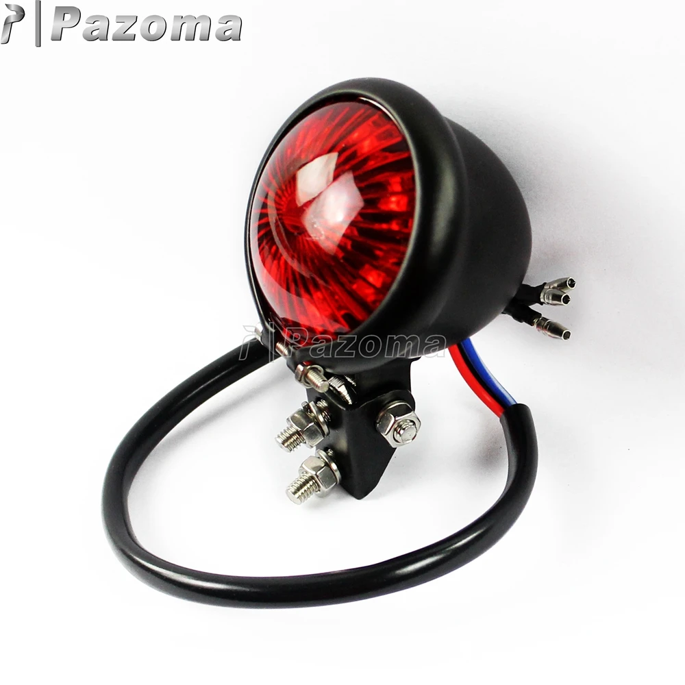 Motorcycle LED Rear Stop Brake Tail Light For Harley Cafe Racer Bobber Chopper