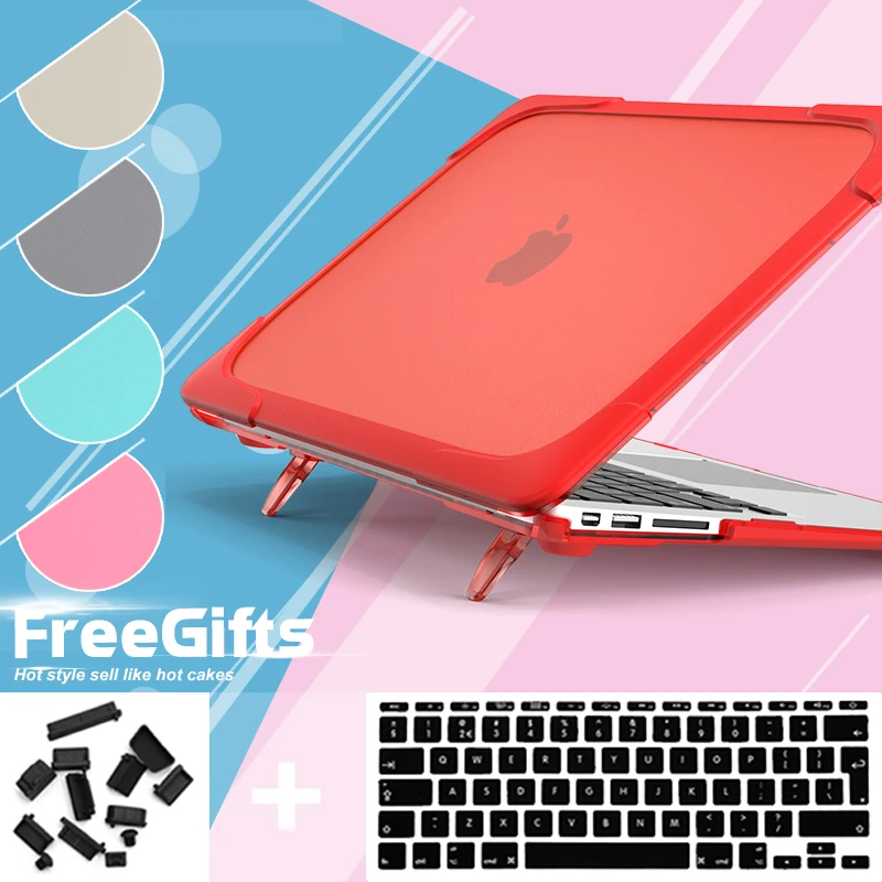 Чехол для Macbook Air Pro 13 2017 2018 чехол противоударный держатель ноутбука Retina 11 12 15 A1466