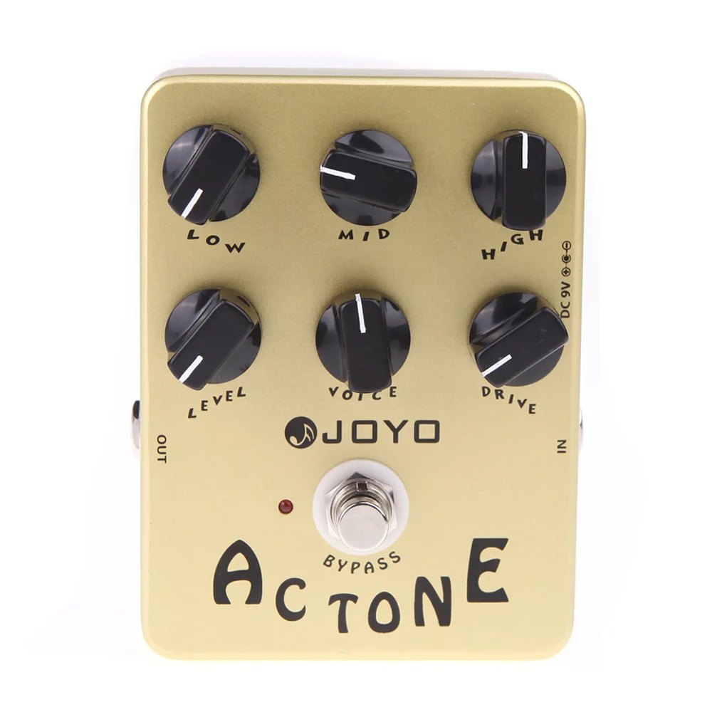 JOYO JF 13 педаль для электрогитары AC Tone Vox Amp имитатора гитары с эффектами True Bypass