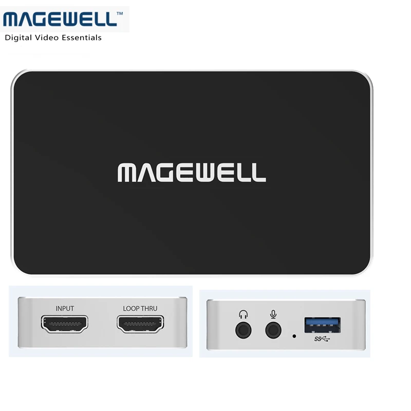 

Magewell USB Capture HDMI Plus 1 channel USB HDMI 4K capture card with loopout