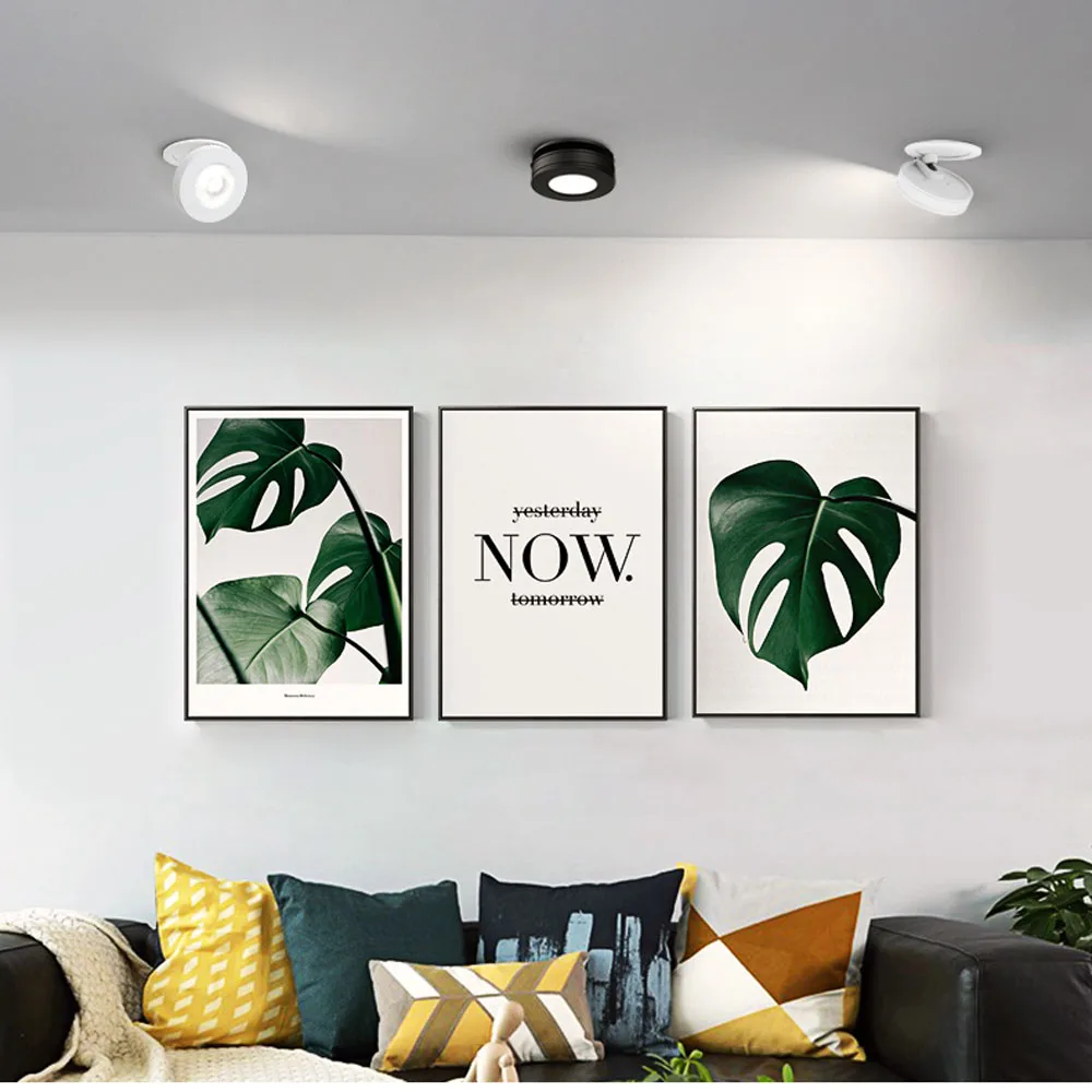 

LED ceiling downlight 3W 5W 7W Foldable and 360 degree rotatable built in COB Spot light Recessed Downlight 110V 220V