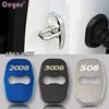 Ceyes Car Styling 4pcs Auto Door Lock Plastic Cover Case For Peugeot 2008 3008 208 308 408 508 Car Badge Accessories Car-Styling ► Photo 1/6