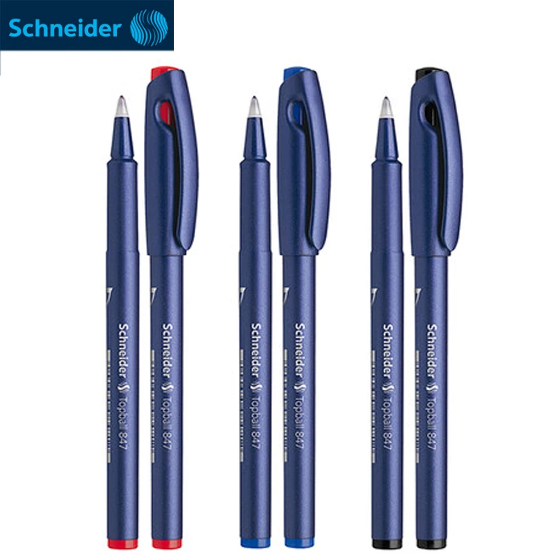 Suprimentos de Escritório Lote Schneider Topball 847 Ball-point Caneta Gel 0.5 Milímetros Assinatura Canetas Escrita & Escola Suprimentos 6 Pçs - 6 Material escolar e de escritório