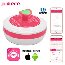 Baby Care Home use bluetooth Fetal Doppler Heartbeat Detector Angel sounds pink ultrasound dopplers monitor 2.0MHZ with music