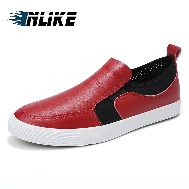 

INLIKE Brand Minimalist Design Leather Men Dress Shoes Hot Sell Mens British Style Boat Shoes