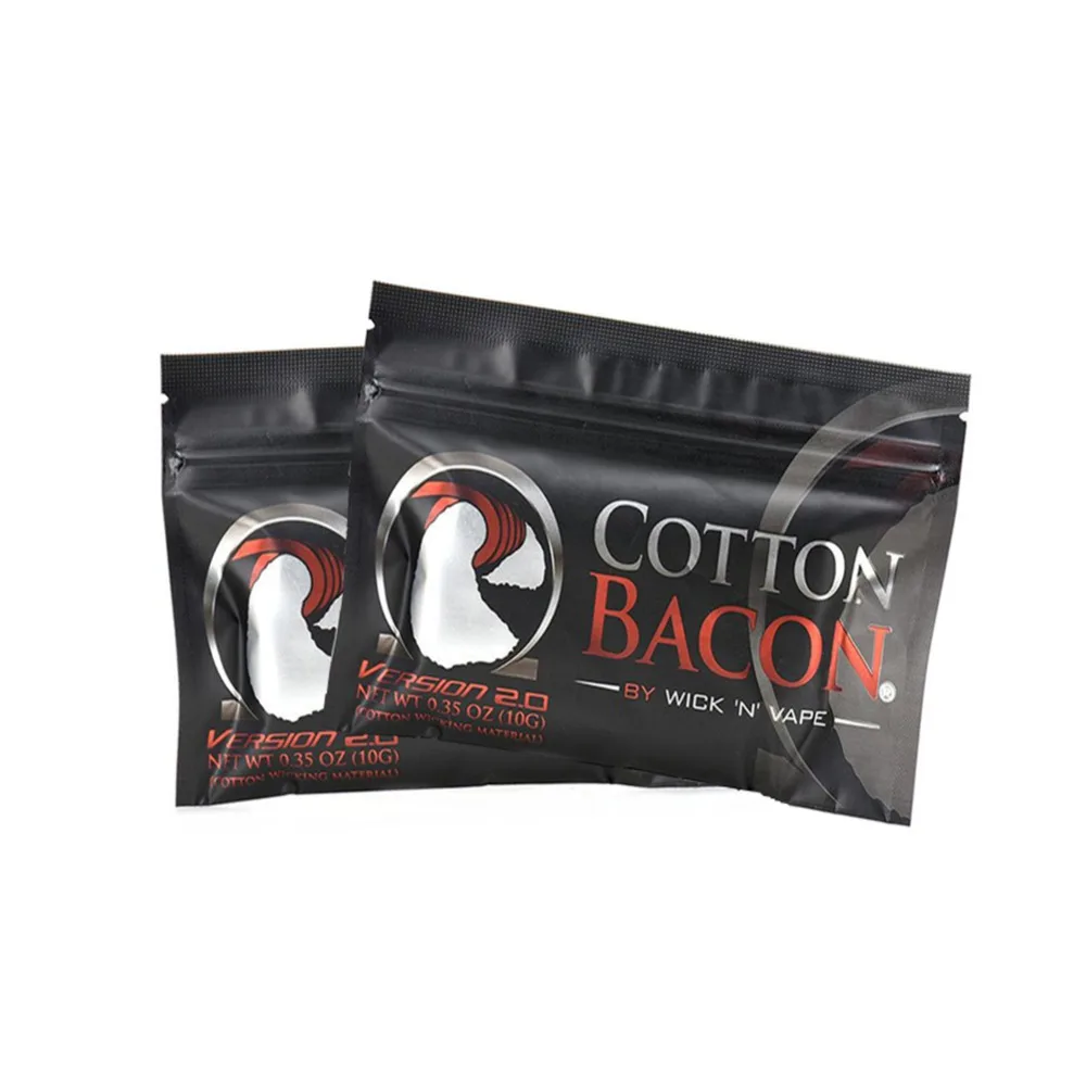 

Bacon Cotton Organic Cotton Wick for Electronic Cigarette Rebuildable RDA RBA DIY Atomizer Tank Tool Vapor Cotton Heating Wire