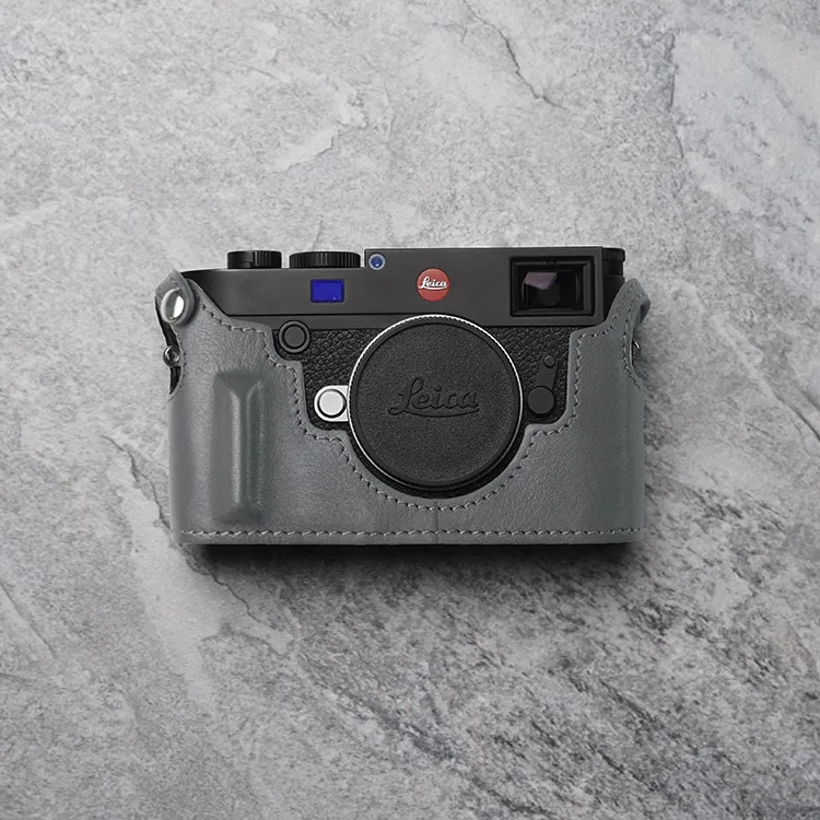 

Mr.Stone Handmade Genuine Leather Camera case Video Half Bag Camera Bodysuit For Leica M10 Camera