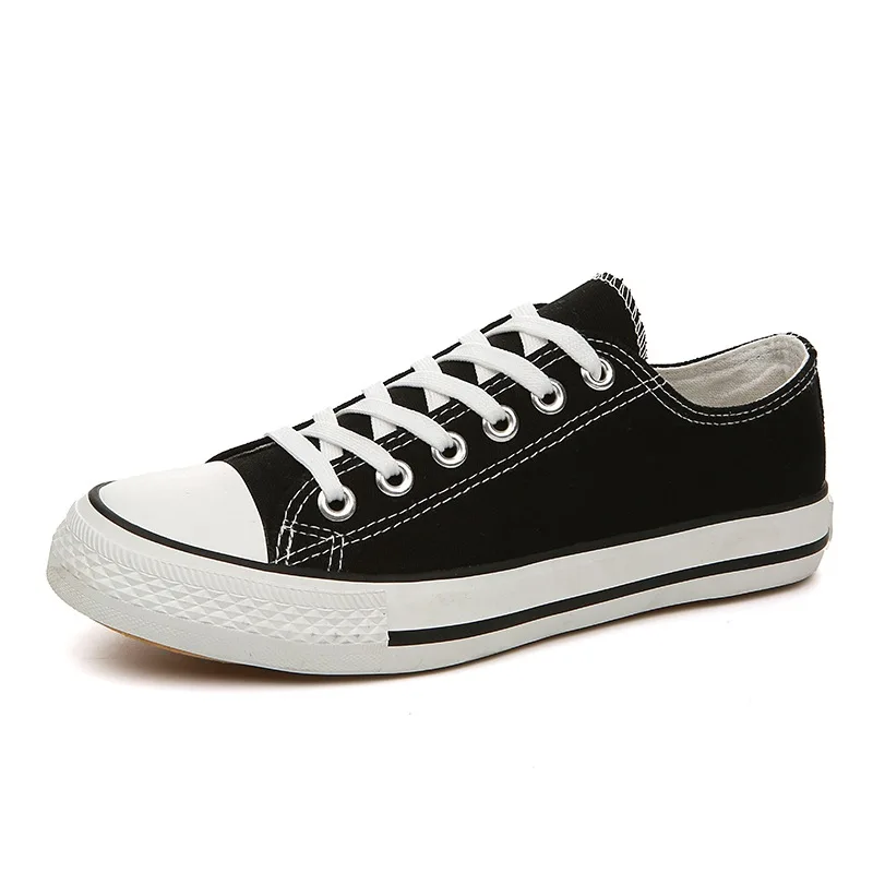 

Women's Shoes 2018 New Adult Canvas Shoes Woman Couple Fashion Leisure High Quality Wear Resistant Shoes Teenager Student Shoes
