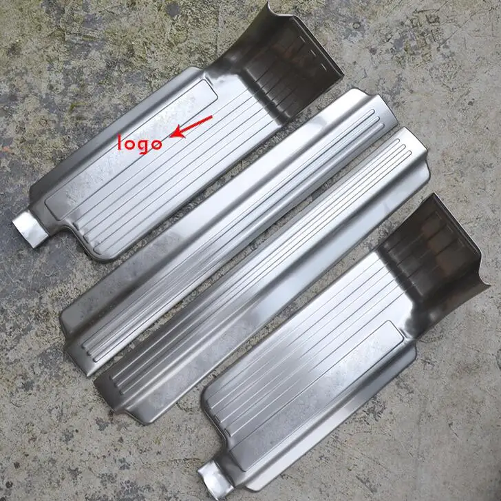

Car Styling Stainless Steel Scuff Plates Door Sill Welcome Pedal For Mitsubishi Pajero Sport 2010 2014 Auto Accessories 4pcs