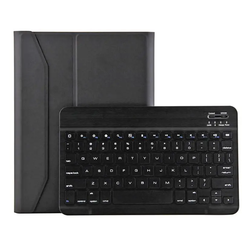 FT-1030E Bluetooth клавиатура чехол Полный корпус защитный чехол для планшета для ipad - Цвет: Черный