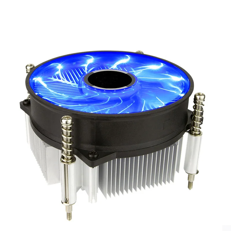 CPU Cooler Heatsink 90mm 12 LED CPU Fan Super Silent TDP 2200RPM Cooler For processor LGA 1150/1151/1155/AM2/AM3/AM4
