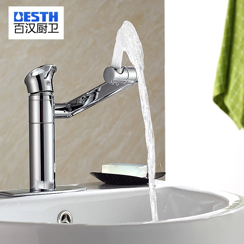 

Hundred Chinese BH-6521T copper faucet and bathroom faucet double hole basin faucet rotation