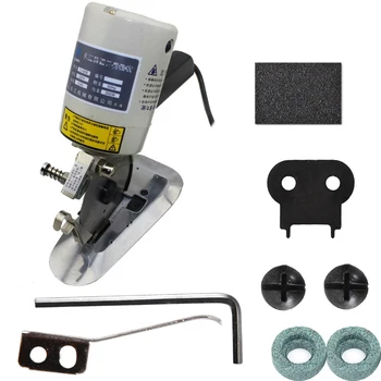 

200W 90mm Blade Electric Cloth Cutter Fabric Round Knife Cutting Machine Power