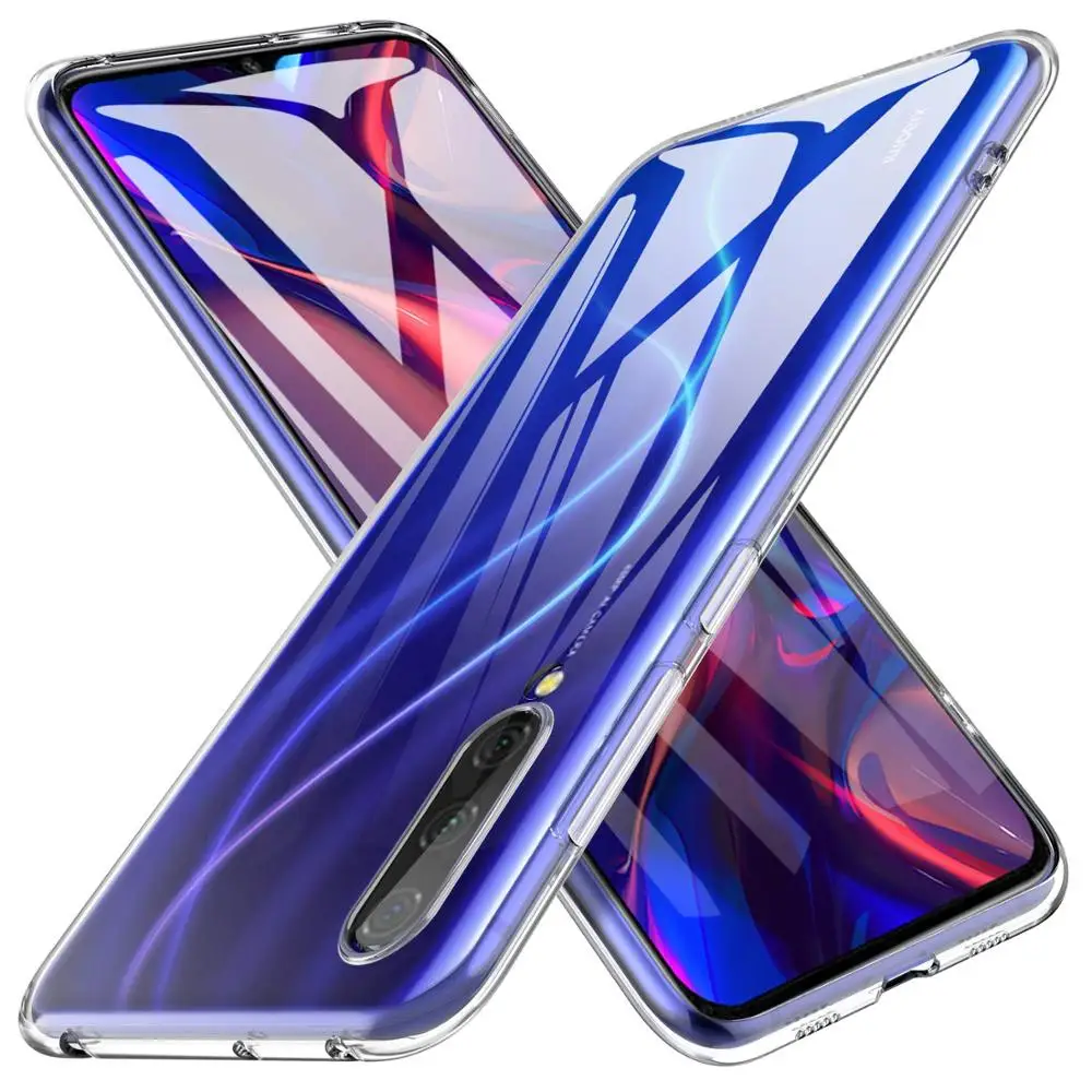 Чехол для Xiaomi Mi CC9 ультратонкий прозрачный мягкий чехол из ТПУ Для CC9e задняя