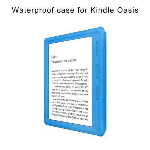 Redpepper снег капля Водонепроницаемый Дайвинг фотография чехол для Kindle oasis 6 - Цвет: Blue