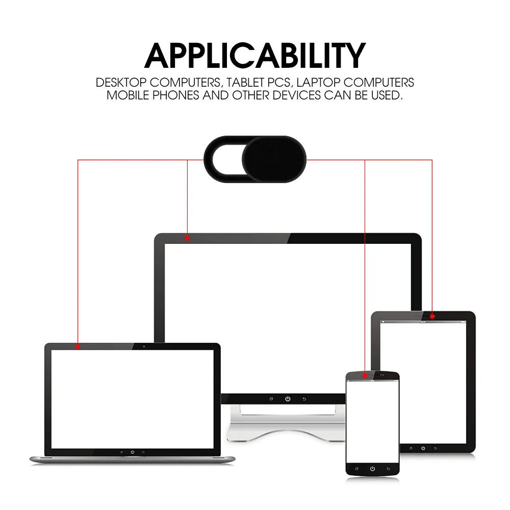 AWINNER веб-камера крышка затвора Магнитный слайдер пластиковый универсальный чехол для камеры для веб-ноутбука iPad ПК Macbook планшета конфиденциальности