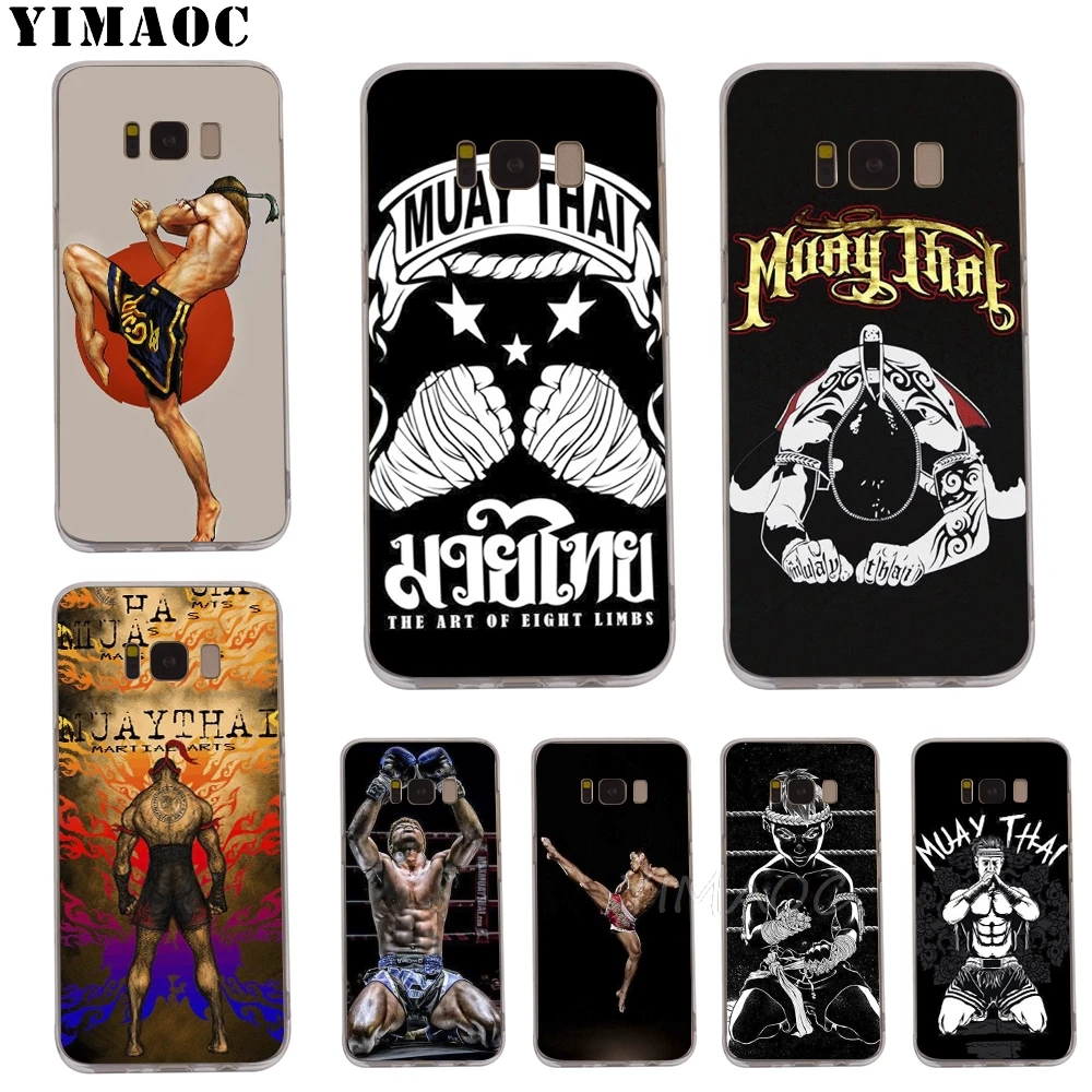 

YIMAOC Muay thai world Soft TPU Case for Galaxy j3 j5 j6 j7 A5 2016 2017 A6 A9 2018 Note 8 9 S7 edge S8 S9 S10 Plus S10e Cover