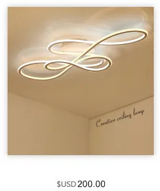 NEO Gleam прямоугольные Алюминиевые Современные светодиодные потолочные лампы для гостиной спальни AC85-265V белый/черный потолочный светильник