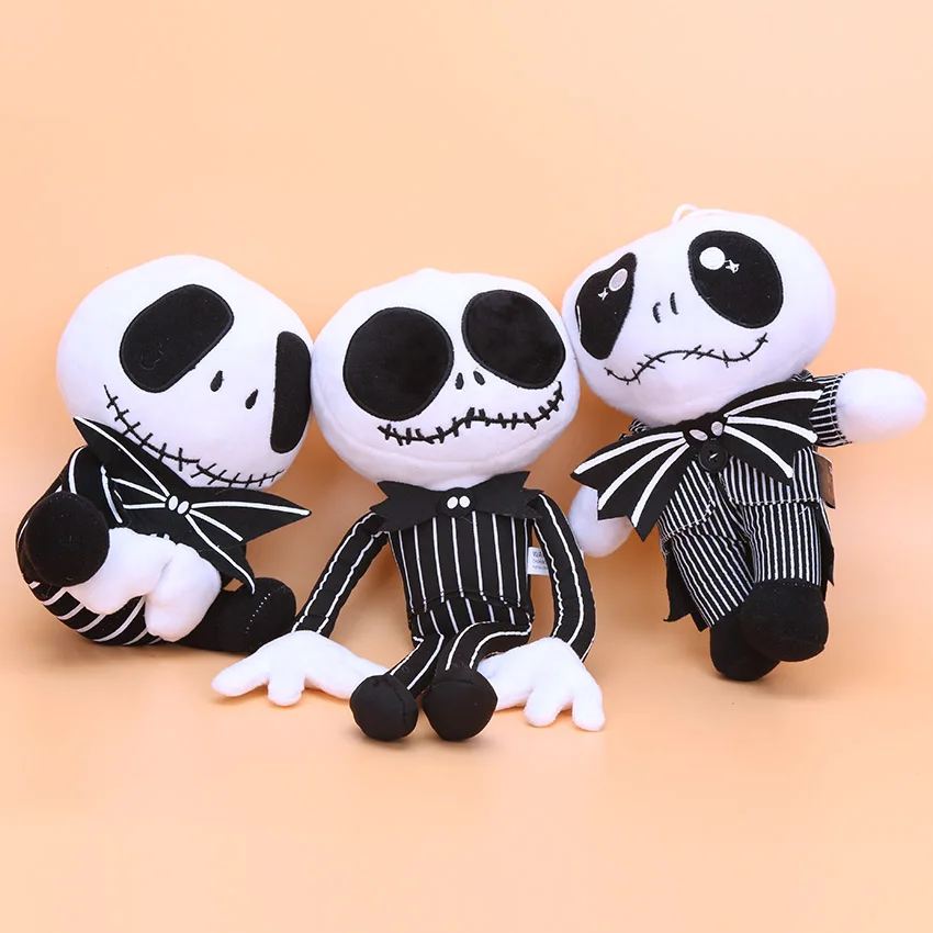 

The Nightmare Before Christmas 23cm-35cm Pumpkin Plush Toy Cute Stand Skull Jake Doll