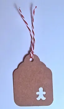 

Laser cut Gingerbread gift tags, kraft gift tags, rustic gingerbread man decor, Christmas decor,Christmas ta'g's