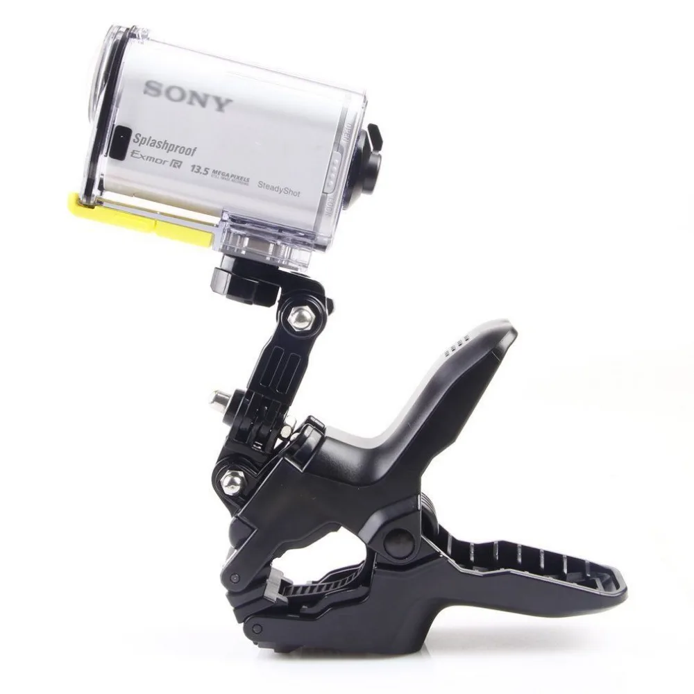 Super Flex Morsetto Mount + Regolabile A Tre Vie Pivot Arm Per Sony Action Cam As100V As30V As15V Hdr-Az1