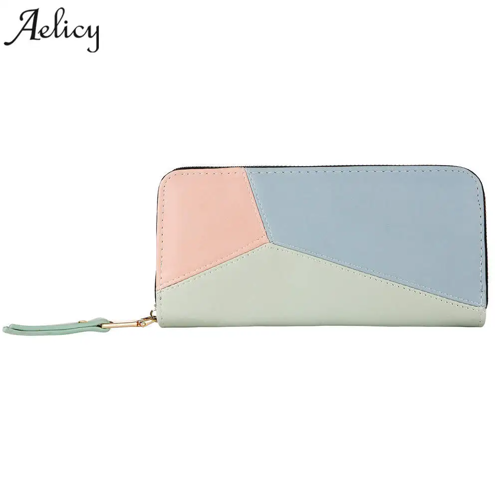 

Aelicy Big Capacity Women Wallets Ladies Clutch Female Fashion Leather Bags ID Card Holders Cell Phone Cash Wallet Ladies purses