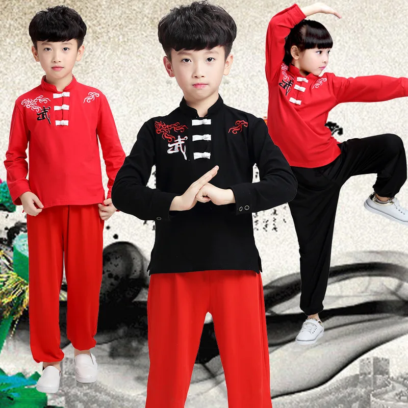 Детский костюм для взрослых из хлопка с длинными рукавами, костюм doбок Wushu, кимоно, одежда для дзюдо, китайский костюм для кунг-фу, Костюм тайцзи, форма для боевых искусств