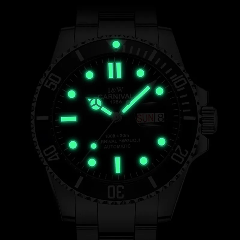 كرنفال التلقائي الغواصات ووتش الرجال رياضة الغوص رجل ساعات آلية أعلى العلامة التجارية الفاخرة العسكرية ساعة اليد الذكور ساعة كرنفال التلقائي الغواصات ووتش الرجال رياضة الغوص رجل ساعات آلية أعلى العلامة التجارية الفاخرة العسكرية ساعة اليد الذكور ساعة