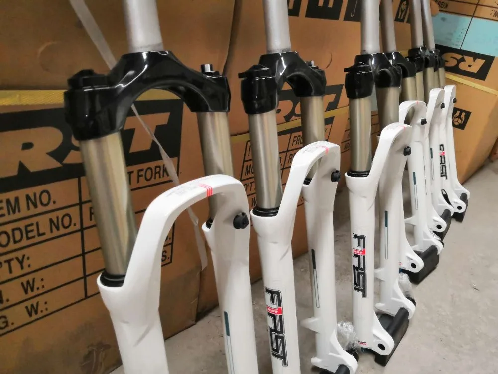RST First Air MTB вилка rl100 мм Велосипедная с амортизатором дисковый тормоз 27 5 дюйма для