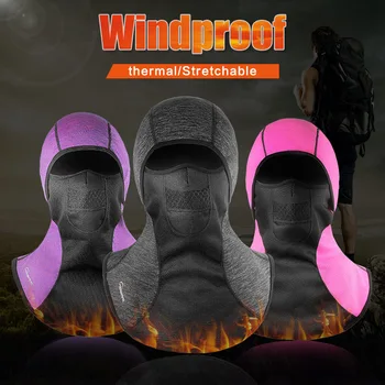 

Winter Thermal Balaclava Full Face Mask Warmer Cycling Hood Liner Sports Ski Bike Bicycle Snowboard Face Shield Hat Cap