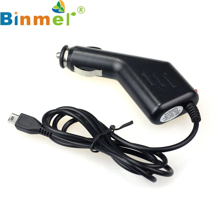 Высокое качество Универсальный автомобильный мини USB зарядное устройство адаптер питания для Garmin Nuvi gps черный автомобильный прикуриватель слот Mar29