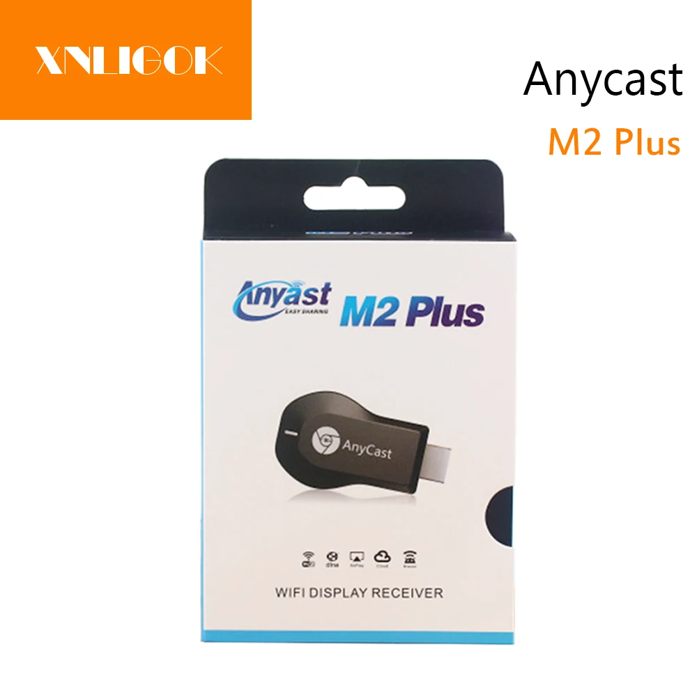 AnyCast M2 Plus Беспроводной Wi Fi Airplay 1080P HD ТВ адаптер дисплей зеркальный приемник донгл