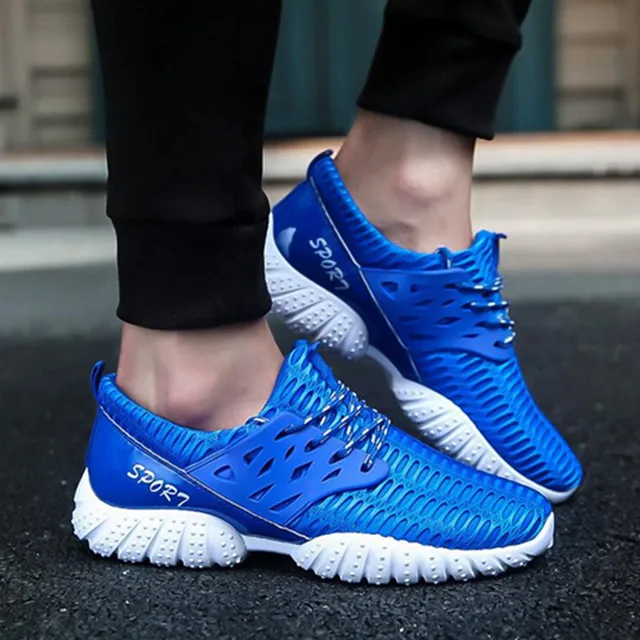 Good quality Men Shoes 2017 Men Casual Shoes Summer Breathable Lace up Flats Fashion Light Male