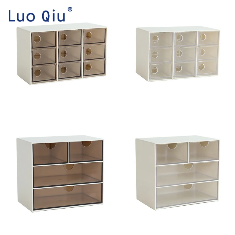 

Creative and beautiful multi-purpose drawer box office learning sundry tabletop box finishing box
