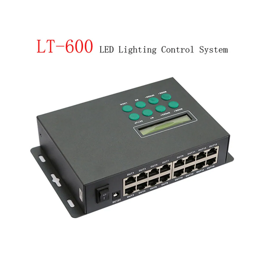 

LTECH LT-600 LED Lighting Control System SOI Output Max 1364 Pixclx16CH 21824 Pixel Working Voltage 12Vdc