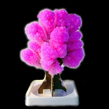 DIY Visuele Magic Бумага Kunstmatige Сакура Bomen Decoratieve Красивые Полный Cherry Blossom для Детский подарок развивающие игрушки