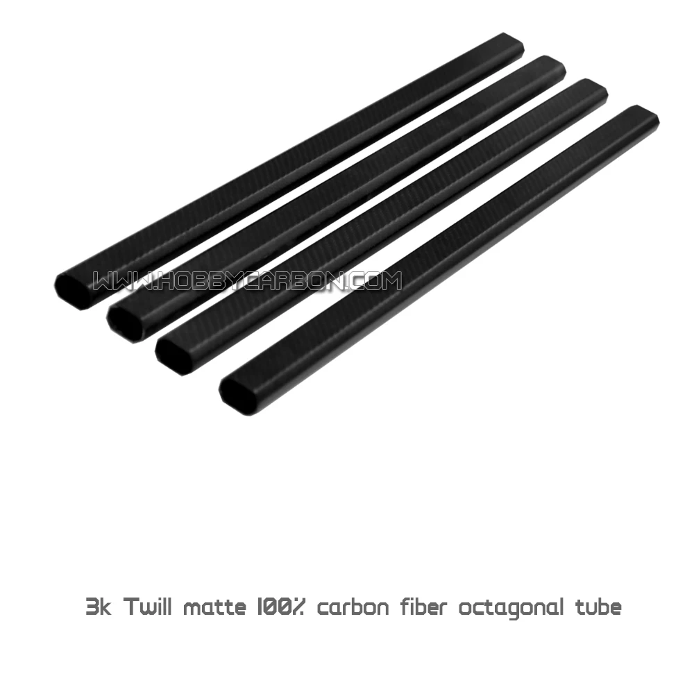 HOBBY CARBON оптовая цена 6 шт. 20x30x500 мм 100% углеродная восьмиугольная трубка для