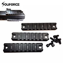 New Arrival 3pcs/Set Standard 20mm Weaver Base Picatinny RIS 20mm Short Rail For G36C Scope Mounts Rail Picatinny Rail Adapter picatinny rail for g36 g36c series black