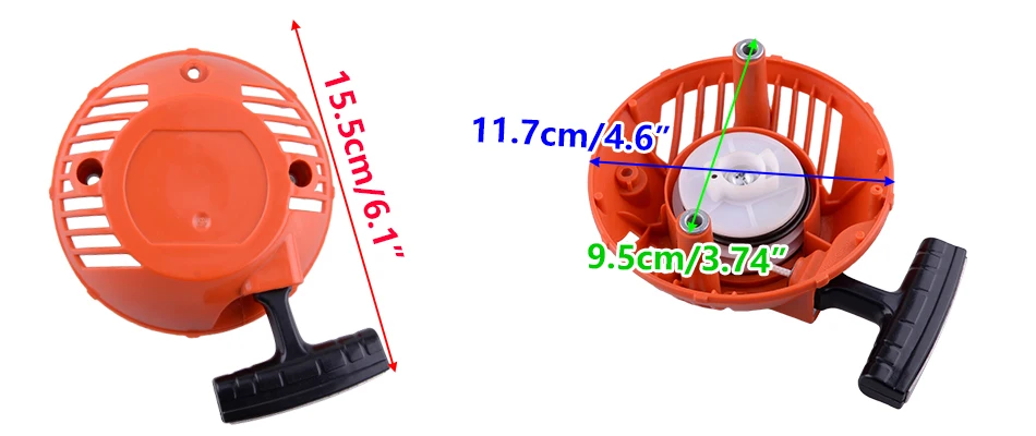 LETAOSK ручной стартер в сборе Fit для Husqvarna 124 125L 125LD 125E 128L 128LD 128LDX
