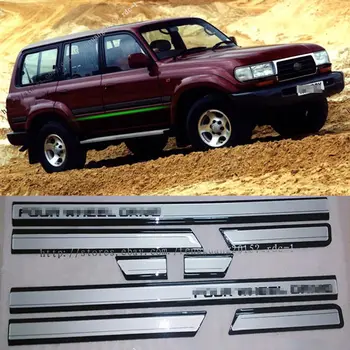 

for Toyota Land cruiser LC80 FJ80 1990-1997 ABS Side Door Body Molding Cover Trim